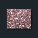 Toile Rose Gold Faux Parties scintillant Étincelles<br><div class="desc">Grande parties scintillant glamour rose en faux or. VEUILLEZ NOTER : Il s'agit de graphiques plats imprimés - pas de pièces surélevées.</div>
