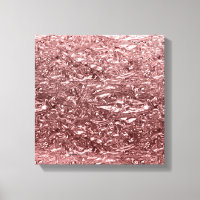 Rose Gold Liquid Chrome métal Chic Glam