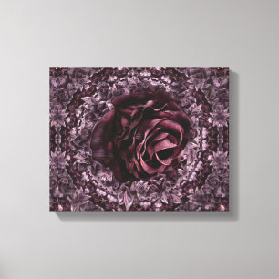 Toile Rose Mandala