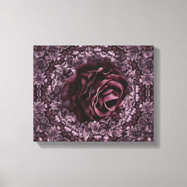 Toile Rose Mandala (Recto)