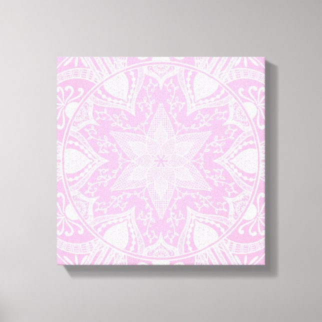 Toile Rose Mandala (Recto)