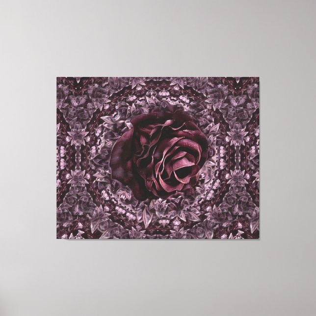 Toile Rose Mandala (Recto)