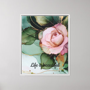 Toile Rose rose rose rose romantique