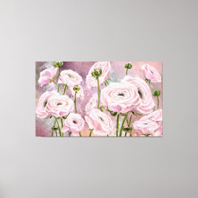 Toile rose Roses Imprimer - Peinture (Recto)