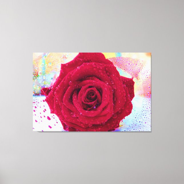Toile Rose WET 32x48 (Recto)