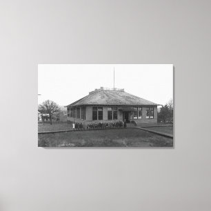 Toile Roseburg, OU Vue de l'école publique West Side