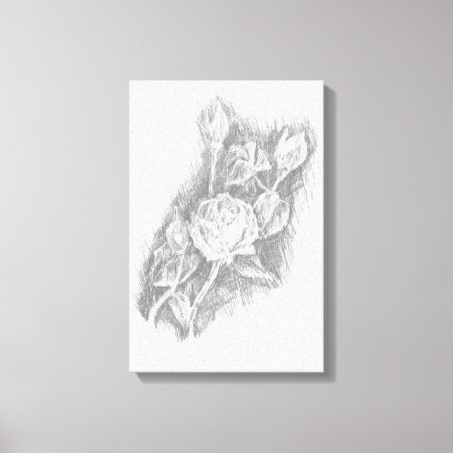 Toile Roses (Recto)