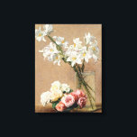 Toile Roses et Lys par Henri Fantin–Latour<br><div class="desc">Roses et Lys par Henri Fantin–Latour</div>