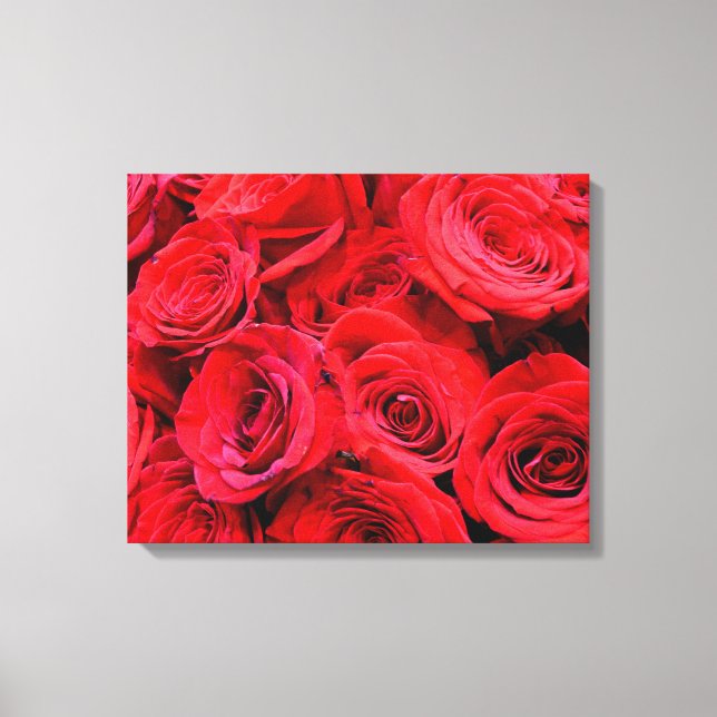 Toile Roses rouges (Recto)