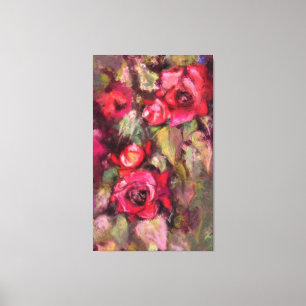 Toile Roses rouges Imprimer