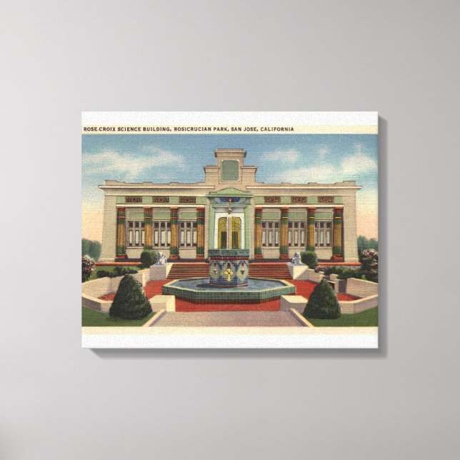 Toile Rosicrucian Park, boul Rose-Croix Sciene (Recto)