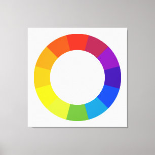 Toile roue couleur