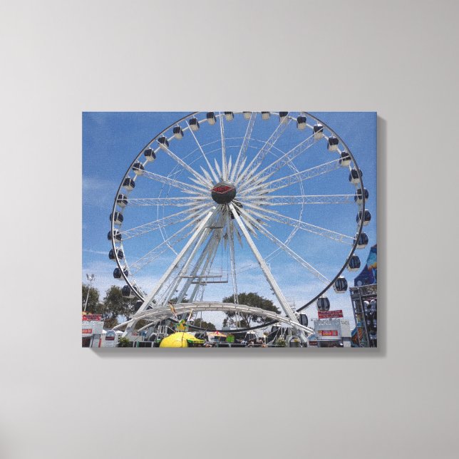 Toile ROUE FERRIS SUR CANVAS 20 "x 16" (Recto)