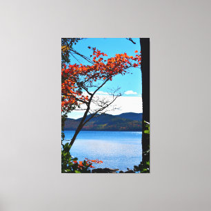 Toile Rouge à Jordan Pond Diptyque