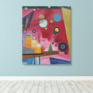 Toile Rouge lourd par Wassily Kandinsky