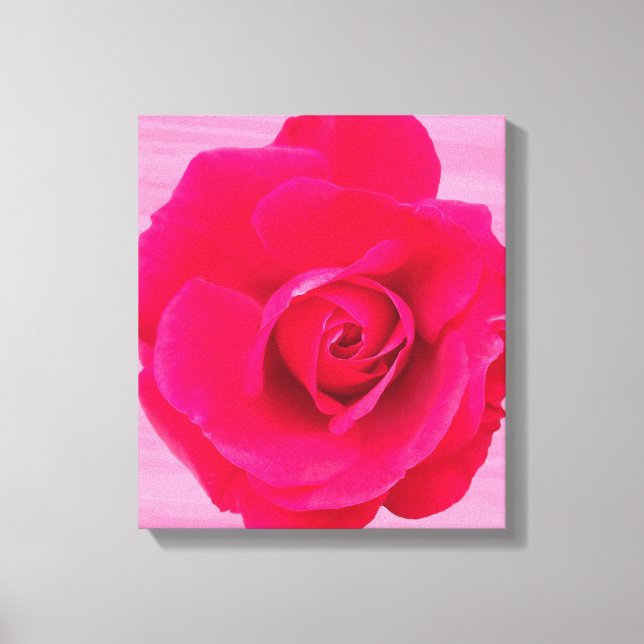 Toile Rouge romantique Rose rose v2 (Recto)