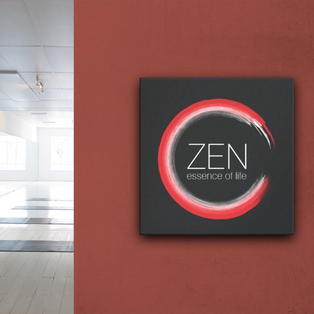 Toile Rouge Zen (Red Zen)