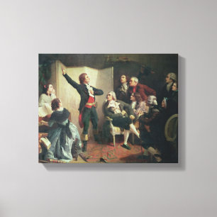 Toile Rouget de Lisle chantant le Marseillaise
