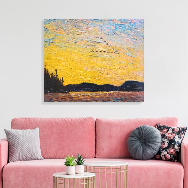 Toile Round Lake Mud Bay | Tom Thomson | (Insitu(Salon))