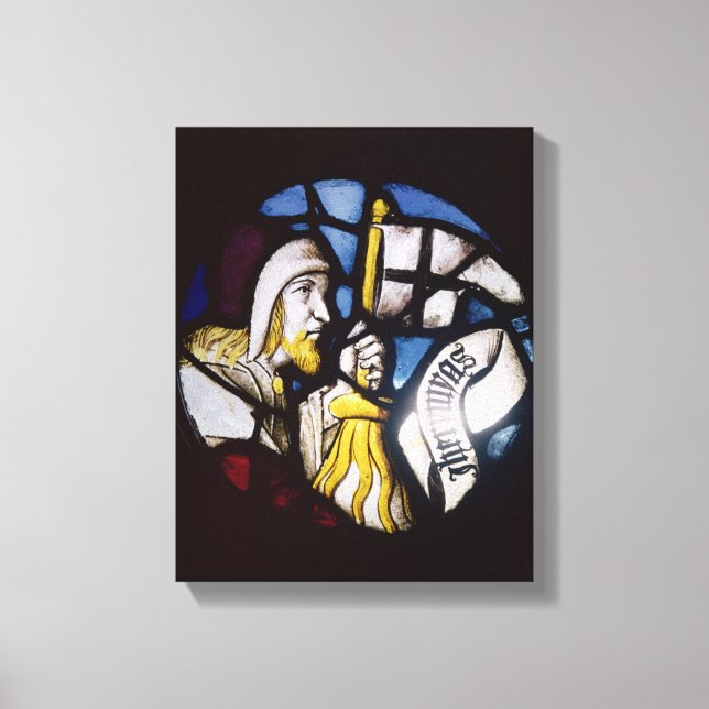 Toile Roundel du prophète Jérémie, 15ème siècle (Recto)