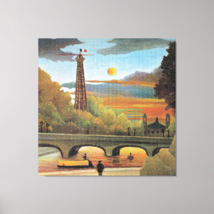 Toile Rousseau - Seine et Tour Eiffel