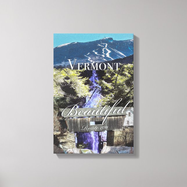 Toile Route 100, Vermont (Recto)