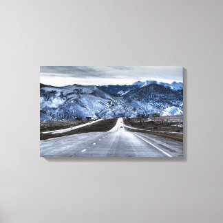 Toile Route 15 en hiver