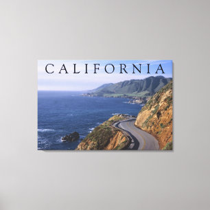 Toile Route 1   Carmel Californie