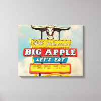 Route américaine | Panneau restaurant