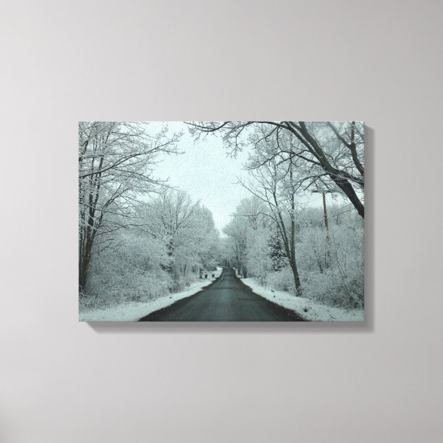Toile Route d'hiver (Recto)