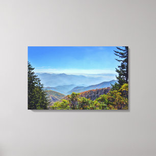 Toile Route express bleue de Ridge