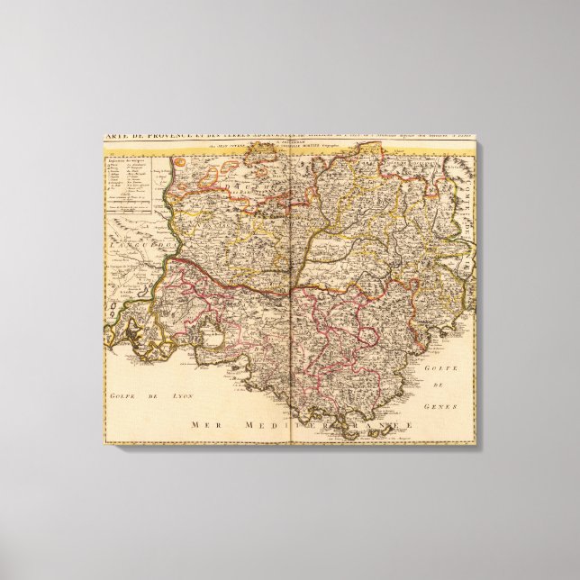 Toile Route française (Recto)