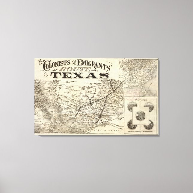 Toile Route vers le Texas (Recto)