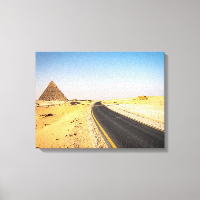 Toile Route vers les Pyramides (Recto)