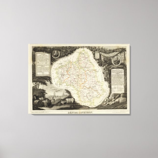 Toile Routes, villes, villes (Recto)