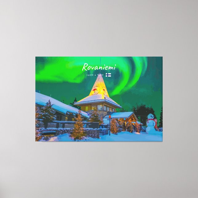 Toile Rovaniemi, Finlande (Recto)