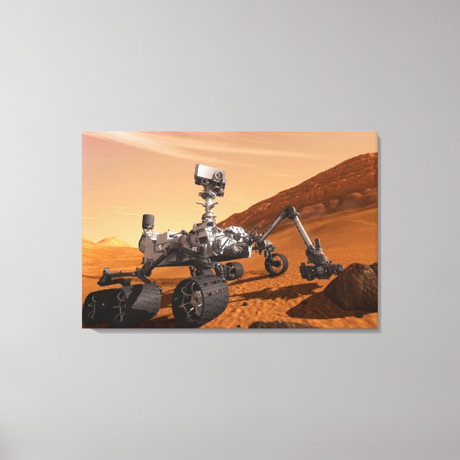 Toile Rover Curiosity Du Laboratoire Scientifique Mars. (Recto)