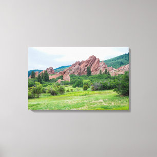 Toile Roxborough Meadows Mountains et Spires