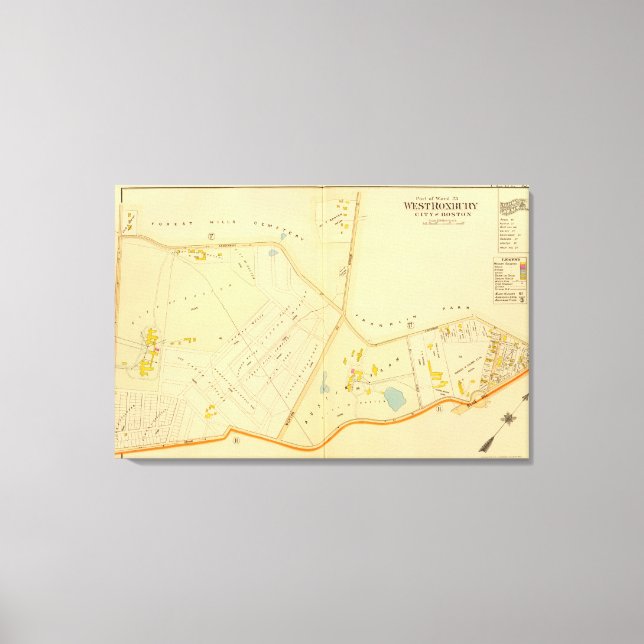 Toile Roxbury Ouest, Massachusetts 4 (Recto)