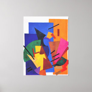 Toile Rozanova - Vol d'un avion,