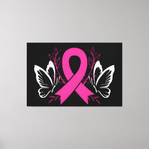 Toile ruban de sensibilisation sur le cancer du sein