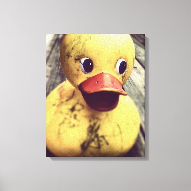 Toile Rubber Jaune Ducky a besoin d'un bain ! (Recto)