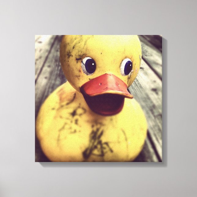 Toile Rubber Jaune Ducky a besoin d'un bain ! (Recto)