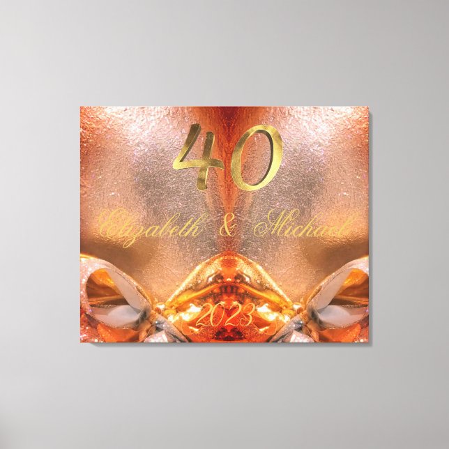 Toile Ruby Mariage 40e anniversaire de Mariage (Recto)