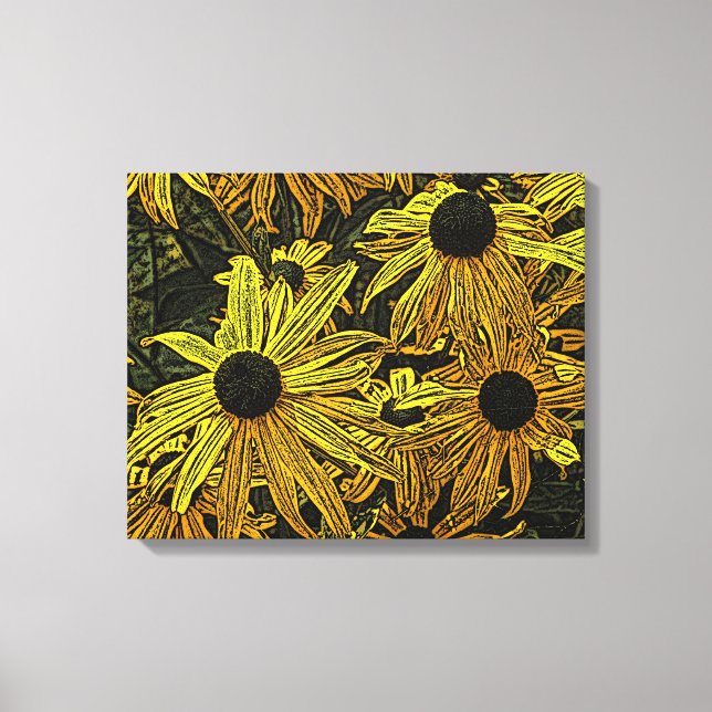 TOILE RUDBECKIAS (Recto)
