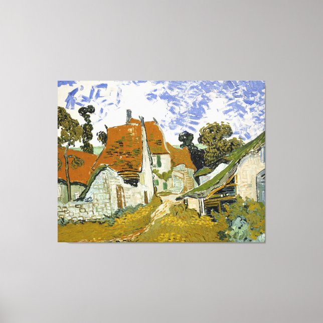 Toile Rue à Auvers-sur-Oise Vincent van Gogh (Recto)