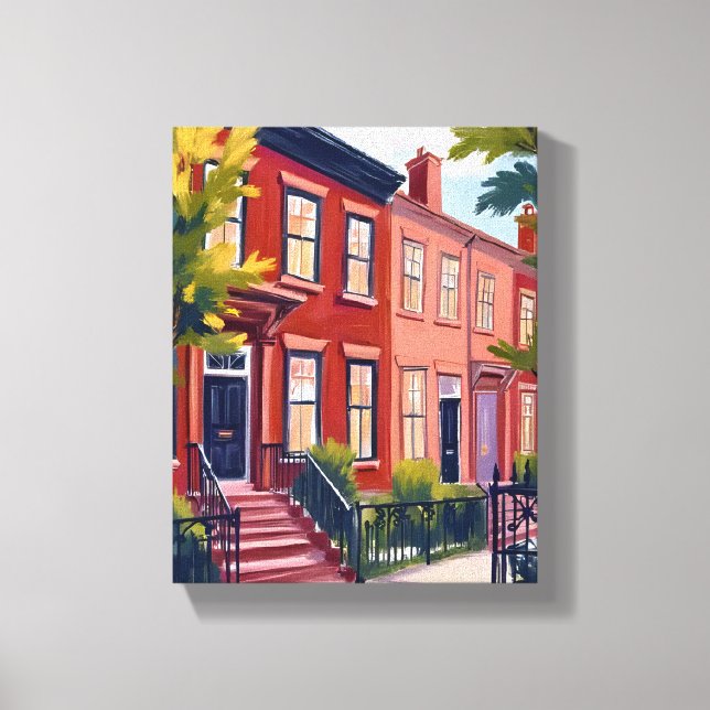 Toile Rue Beacon Boston Massachusetts Peinture (Recto)