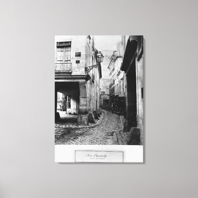 Toile Rue Chanoinesse, rue des Chantres, Paris (Recto)