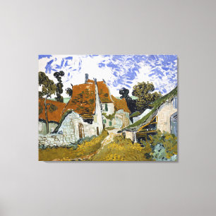 Toile Rue d'Auvers-sur-Oise par Vincent van Gogh