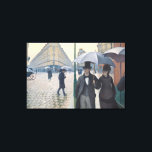 Toile Rue de Paris, temps de pluie<br><div class="desc">Gustave Caillebotte était un impressionniste français. Rue de Paris,  temps de pluie ou rue de Paris par temps pluvieux,  1877/</div>